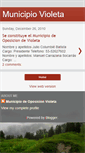Mobile Screenshot of municipiovioleta.blogspot.com