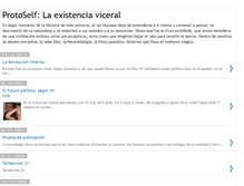 Tablet Screenshot of laexistenciaviceral.blogspot.com
