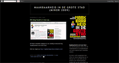 Desktop Screenshot of maakbaarheid.blogspot.com