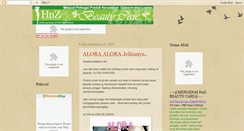 Desktop Screenshot of hnzbeauty.blogspot.com