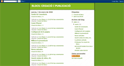 Desktop Screenshot of blocscreacioipublicacio.blogspot.com