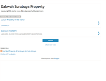 Tablet Screenshot of cari-jual-beli-sewa-surabaya-property.blogspot.com