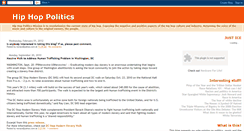 Desktop Screenshot of hiphoppolitics.blogspot.com