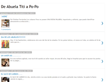 Tablet Screenshot of deabuelatititopopo.blogspot.com