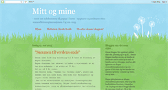 Desktop Screenshot of mittmine.blogspot.com