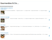 Tablet Screenshot of gourmandisescie.blogspot.com