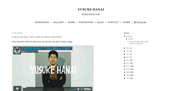 Desktop Screenshot of hanaiyusuke.blogspot.com
