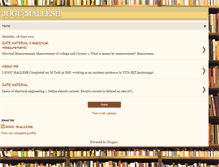 Tablet Screenshot of malleshj.blogspot.com