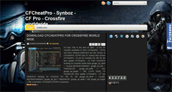 Desktop Screenshot of cfcheatpro.blogspot.com