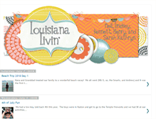 Tablet Screenshot of louisianalivin.blogspot.com