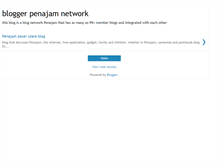 Tablet Screenshot of penajamnetwork.blogspot.com