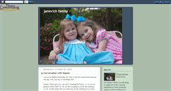 Desktop Screenshot of janovichfamily.blogspot.com