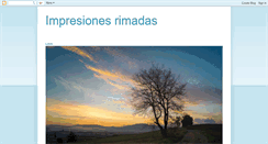 Desktop Screenshot of impresionesrimadas.blogspot.com