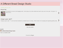 Tablet Screenshot of differentbreeddesign.blogspot.com