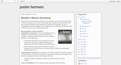 Desktop Screenshot of justinhermen.blogspot.com