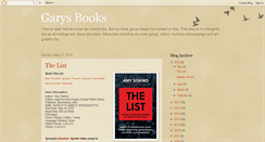 Desktop Screenshot of garys-books.blogspot.com