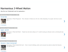 Tablet Screenshot of harmonious3wheelmotion.blogspot.com