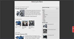 Desktop Screenshot of motorcyclemagazine.blogspot.com