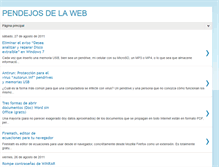 Tablet Screenshot of pendejosdelaweb.blogspot.com