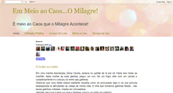 Desktop Screenshot of milagremulher.blogspot.com