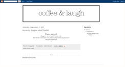 Desktop Screenshot of coffeeandlaugh.blogspot.com