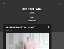 Tablet Screenshot of fadzkoleksi.blogspot.com