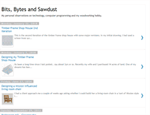 Tablet Screenshot of bitsbytesandsawdust.blogspot.com