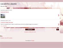Tablet Screenshot of cavalinhoalazao.blogspot.com