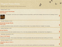 Tablet Screenshot of elegantdomesticity.blogspot.com