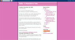 Desktop Screenshot of haliamunchkin.blogspot.com