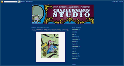 Desktop Screenshot of crazeewalrusstudio.blogspot.com