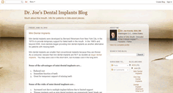 Desktop Screenshot of implantsdentist.blogspot.com