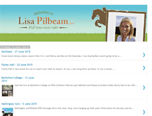 Tablet Screenshot of lisapilbeam.blogspot.com