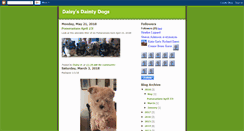 Desktop Screenshot of daisysdaintydogs.blogspot.com