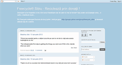 Desktop Screenshot of freecyclesibiu.blogspot.com