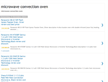 Tablet Screenshot of best-microwaveconvectionoven-reviews.blogspot.com