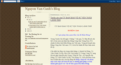 Desktop Screenshot of nguyenvancanh.blogspot.com
