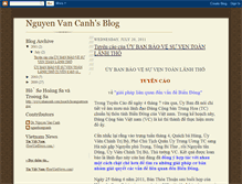 Tablet Screenshot of nguyenvancanh.blogspot.com