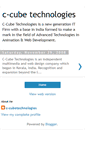 Mobile Screenshot of c-cubetechnologies.blogspot.com