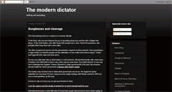 Desktop Screenshot of moderndictator.blogspot.com