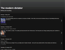 Tablet Screenshot of moderndictator.blogspot.com