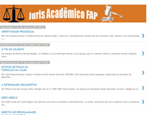 Tablet Screenshot of jurisacademicofap.blogspot.com