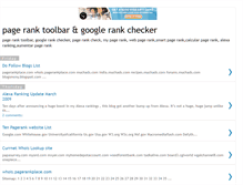 Tablet Screenshot of pagerankplace.blogspot.com