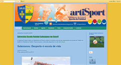 Desktop Screenshot of escolafutebolessa.blogspot.com