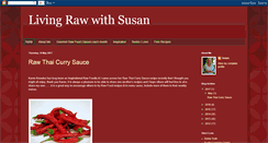 Desktop Screenshot of livingrawwithsusan.blogspot.com