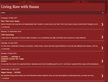 Tablet Screenshot of livingrawwithsusan.blogspot.com