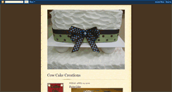 Desktop Screenshot of cowcakecreations.blogspot.com