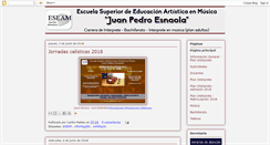 Desktop Screenshot of escuelademusicajpesnaola.blogspot.com