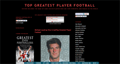 Desktop Screenshot of great-footballers.blogspot.com