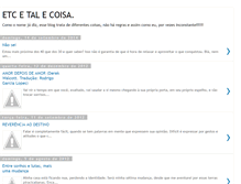 Tablet Screenshot of etcetalecoisa.blogspot.com